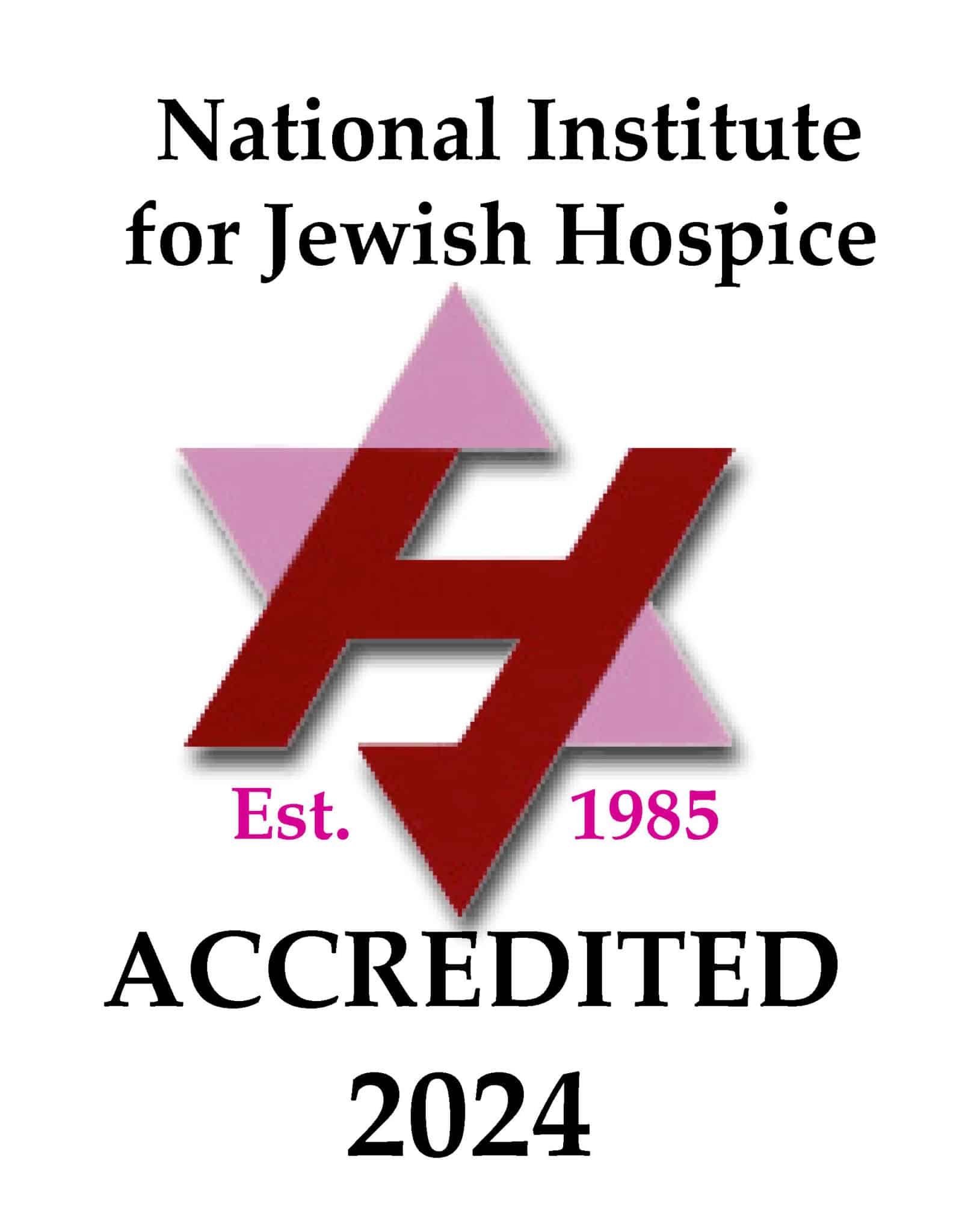 NIJH Accredited 2024 Logo