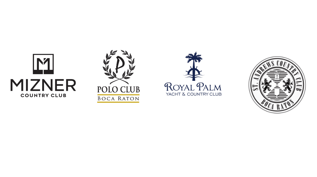 Listing of participating country club logos
